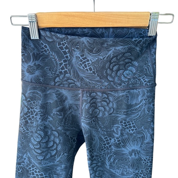 Lululemon Wunder Under crop high rise luxtreme blue/black - Picture 6 of 7